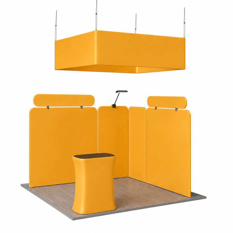 10x10 Dual Pop-Up Modular Trade Show Booth Kit