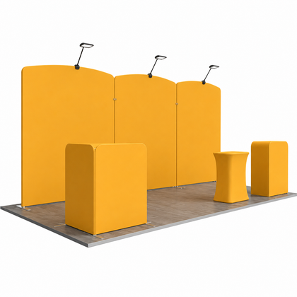 10x20 Arch and Magnetic Banner Trade Show Booth Kit