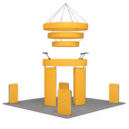 20x20 360 Photo Booth Island Trade Show Kit