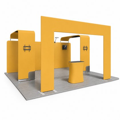 20x20 Arch Entryway Monitor Trade Show Booth Kit