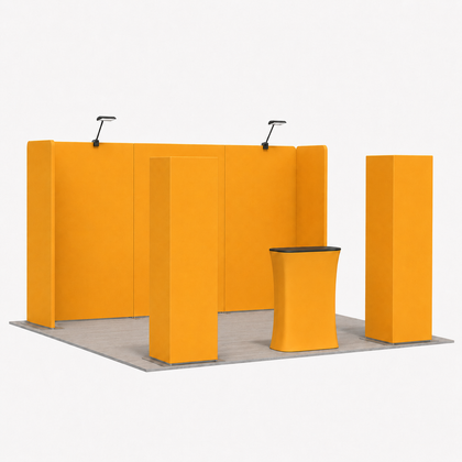 20x20 Magnetic Banner Tower Trade Show Booth Kit