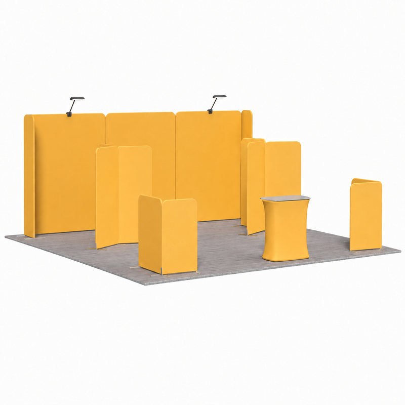 20x20 Modular Magnetic Banner Island Trade Show Booth Kit
