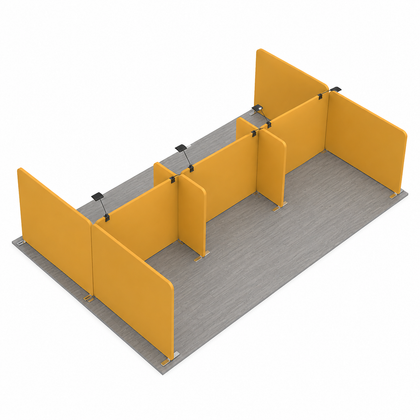 30x20 Multi-Backwall Island Trade Show Booth Kit