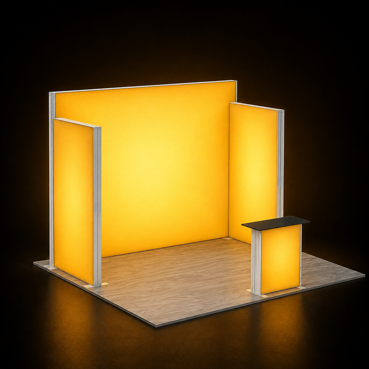 SEG Lightbox Wraparound Backdrop Trade Show Booth Kit