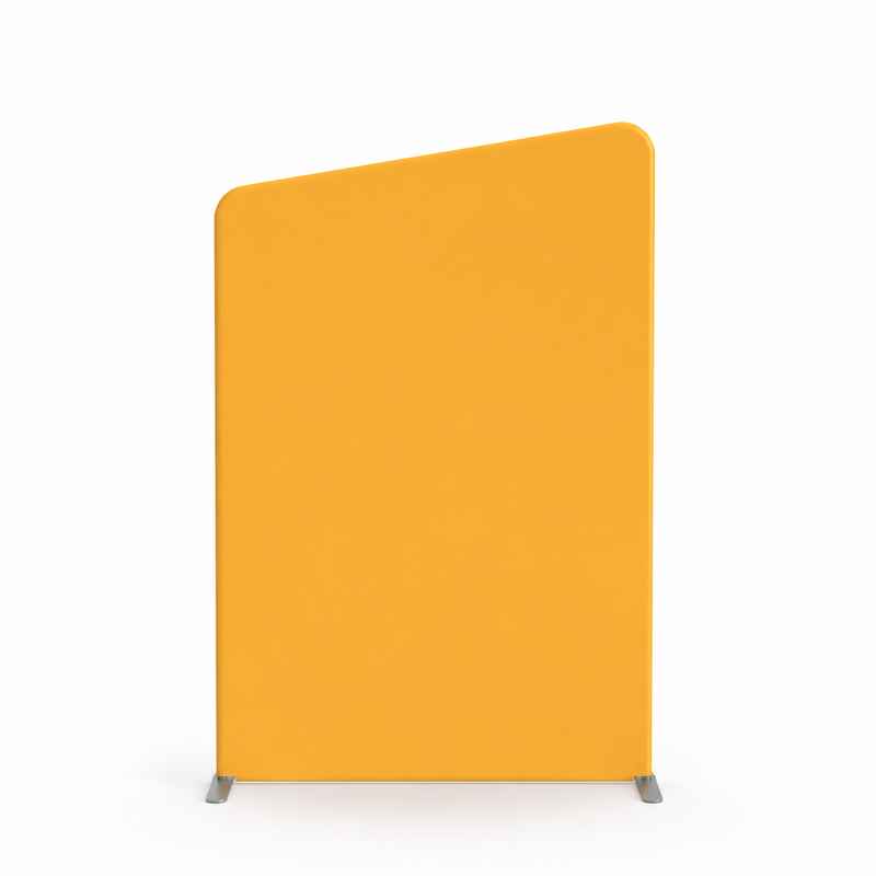 Slope-Top Fabric Banner Stand