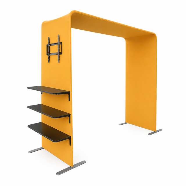 Square Arch Display Shelf & TV Rack